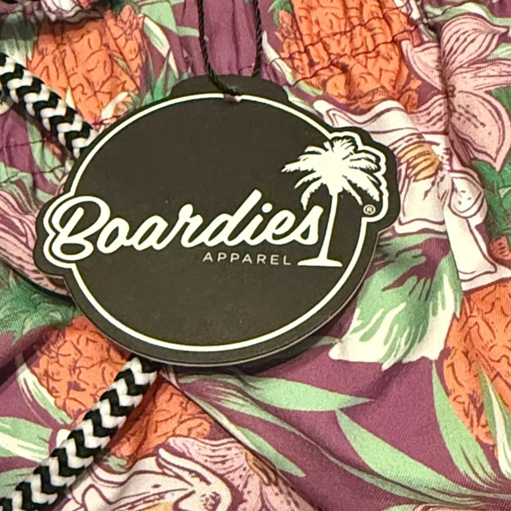 Boardies Tropical Floral Men's Swim Trunks Large